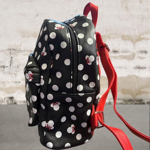 Disney Parks Exclusive Minney Mouse Dots & Bows Backpack - Picture 3 of 8